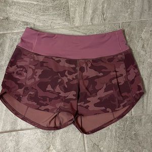 lululemon speed-up high rise 4” shorts